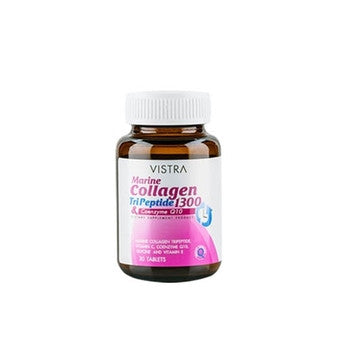 Vistra Marine Collagen TriPeptide1300 & COQ10 30 Tablets Vistra Marine Collagen TriPeptide1300 & COQ10 30 Tablets