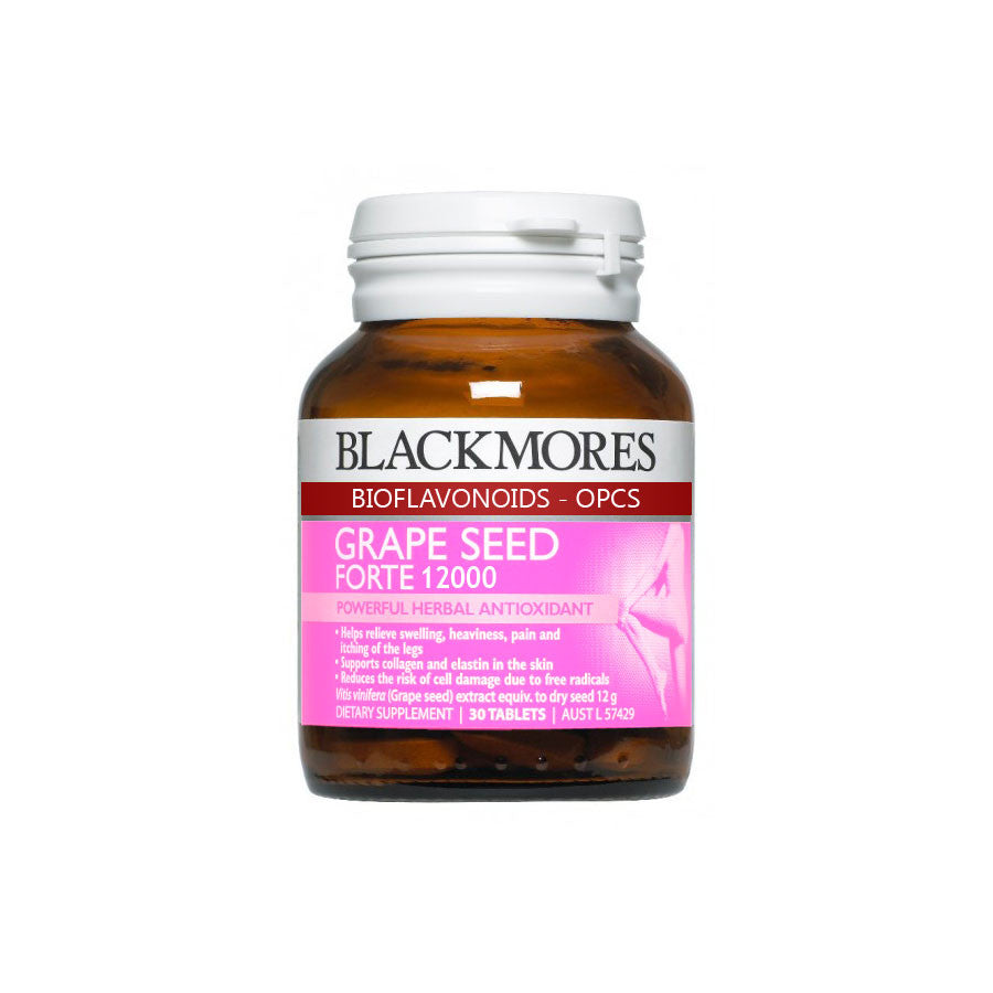 Blackmores Grape Seed Forte 12000mg. 30 Tablets