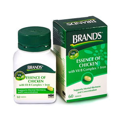 Brand's Essence of Chicken with Vit B Complex + Iron 60 Tablets