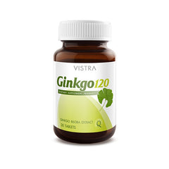 Vistra Ginkgo 120 mg. 30 Tablets